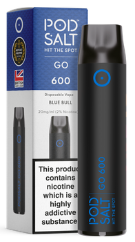 POD SALT GO600 Disposable Pod Device 460mAh (Blue Bull 2% Nicotine)