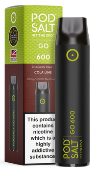 POD SALT GO600 Disposable Pod Device 460mAh (Cola Lime 2% Nicotine)